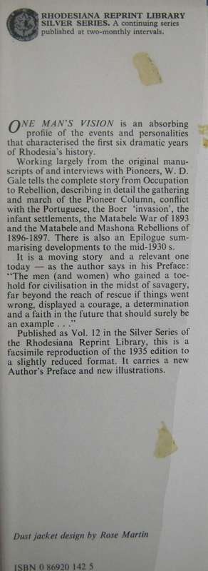 Rhodesiana Reprint Library Silver Series Set of 3 Volumes
