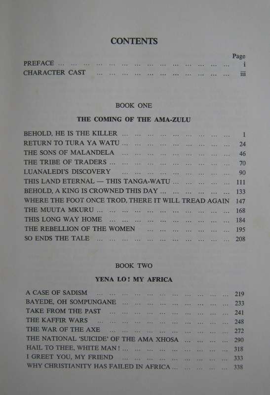 Africa Is My Witness Sequel to Indaba, my Children Vusamazulu C Mutwa  Publisher: Blue Cr