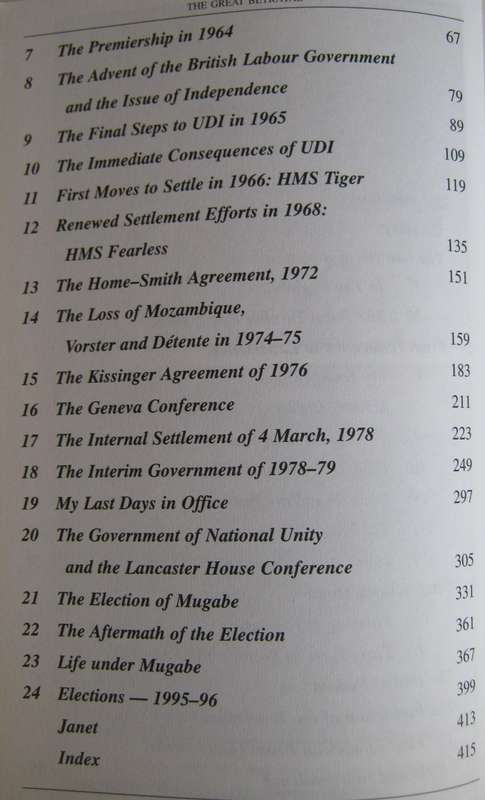 The Great Betrayal - The Memoirs of Ian Douglas Smith