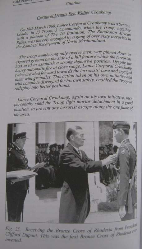 Only My Friends Call Me Crouks. Rhodesian Reconnaissance Specialist. Signed Presentation Copy