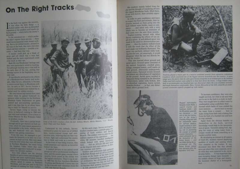 The Elite Rhodesian Special Air Service Pictorial Barbara Cole
