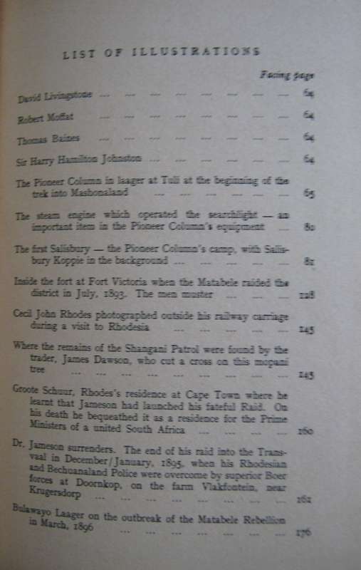 Zambezi Sunrise How Civilisation Came to Rhodesia & Nyasaland. Signed by the author