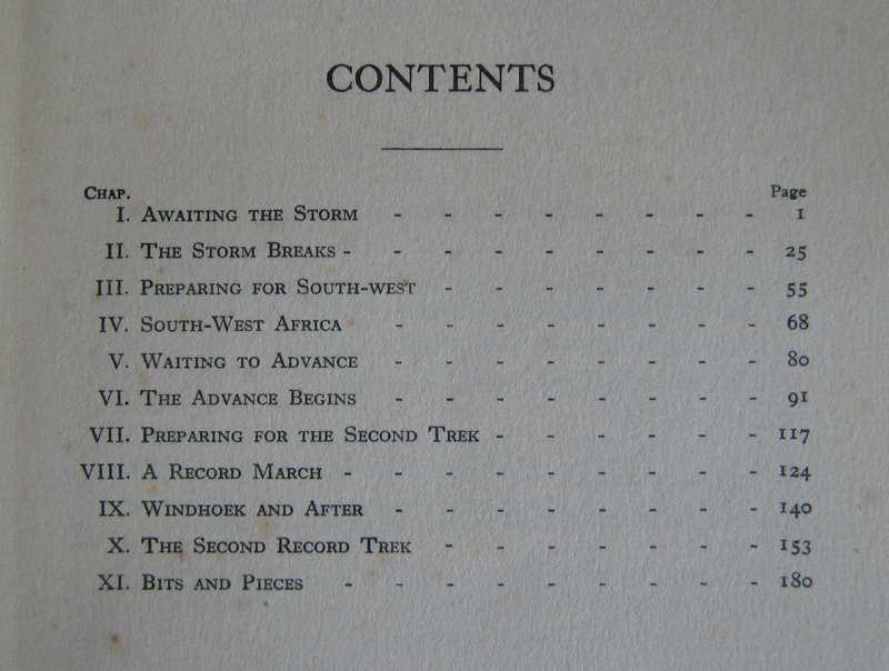 Botha Treks  Author: Lt.-Col. H F Trew Publisher: Blackie & Son