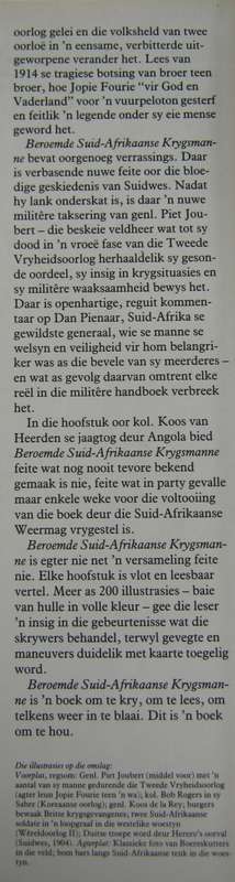 Beroemde Suid-Afrikaanse Krygsmanne Leopold Scholtz