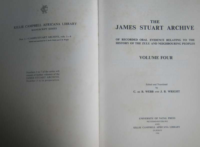 The James Stuart Archive 4 Volume Set Author: Edited & Translated by C De B Webb & J B Wright