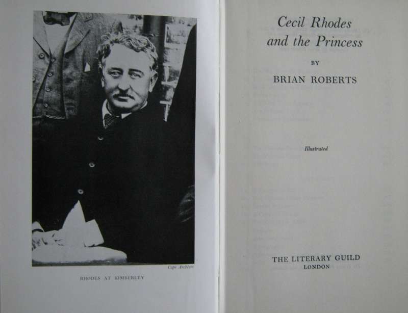 Cecil Rhodes & the Princess Brian Roberts