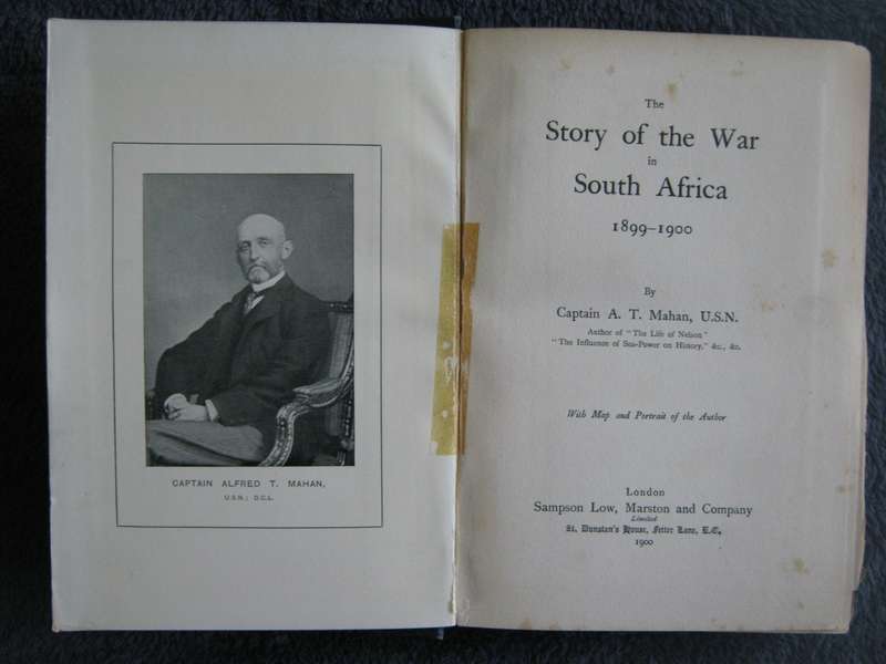 The Story of the War in South Africa 1899-1900 Captain A T Mahan