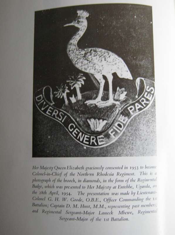 The Story of the Northern Rhodesia Regiment + I Remember Booklet Edited by W V Brelsford