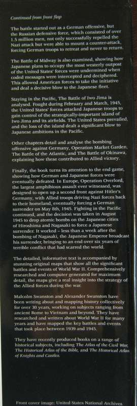 The Historical Atlas of World War II  Author: Alexander Swanston & Malcolm Swanston