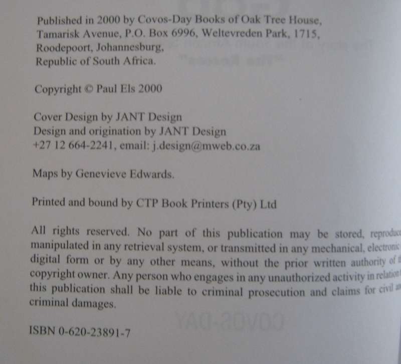 We Fear Naught But God Story of the South African Special Forces The Recces + CD