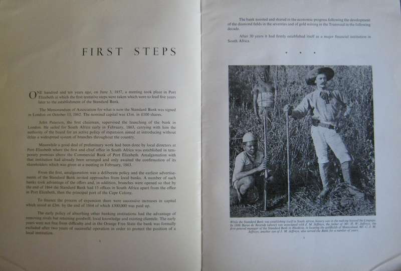 Standard Bank - Three Quarters of A Century of Banking in Rhodesia 1892-1967 H C P Andrews