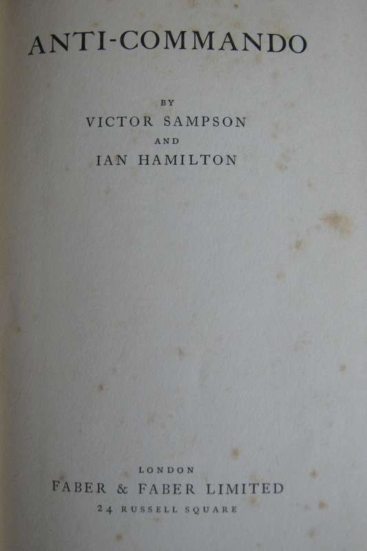 Anti-Commando    Author: Victor Sampson & Ian Hamilton