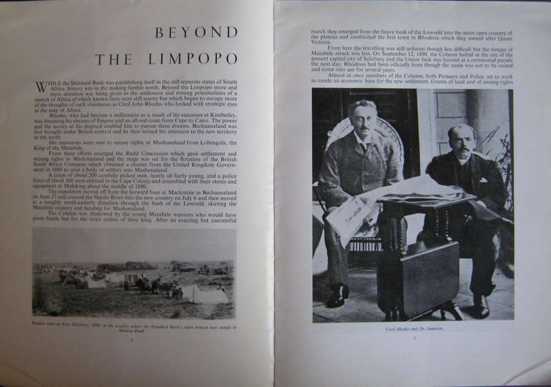 Standard Bank - Three Quarters of A Century of Banking in Rhodesia 1892-1967 H C P Andrews