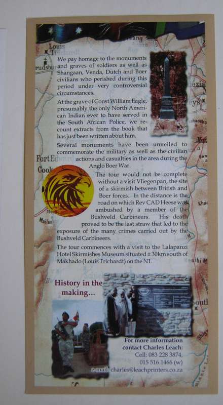 Of a Lion and Eagle The S/tory of Constable Charles William Eagle Charles R Leach