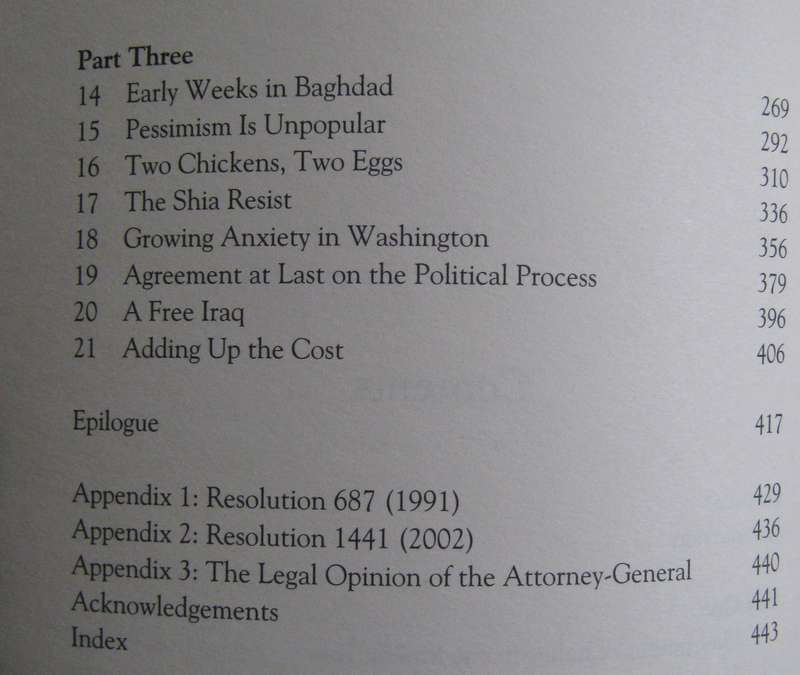 Iraq The Cost of War Jeremy Greenstock