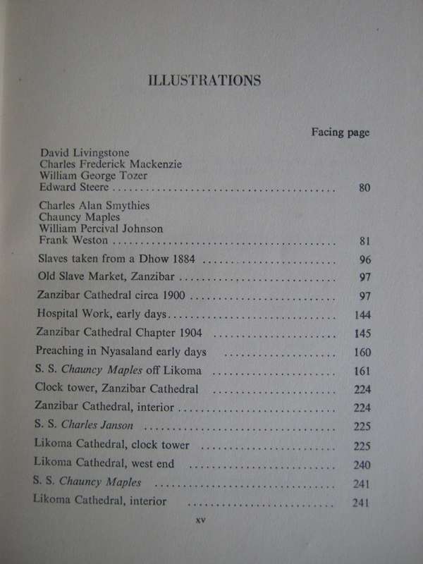 The History of the Universities Mission to Central Africa. 3 Volumes & Supplement