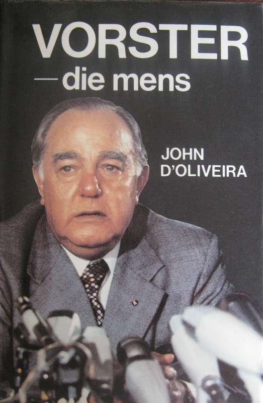 Vorster  Die Mens  Signed  John DOliveira