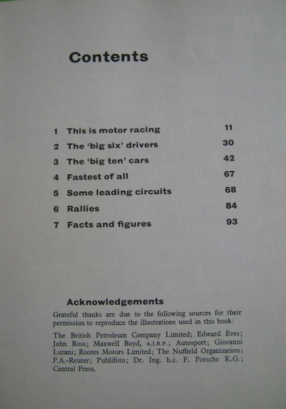 BP Book of Motor Racing Maxwell Boyd