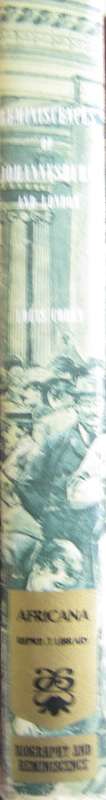 Reminiscences of Johannesburg and London Louis Cohen