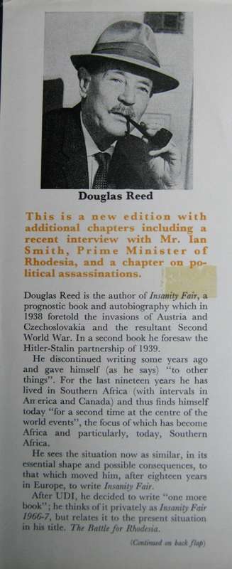 The Battle for Rhodesia Douglas Reed
