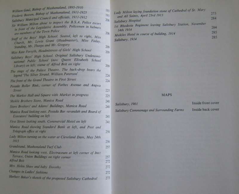 A Sequence of Time The Story of Salisbury, Rhodesia 1900-1914 G H Tanser