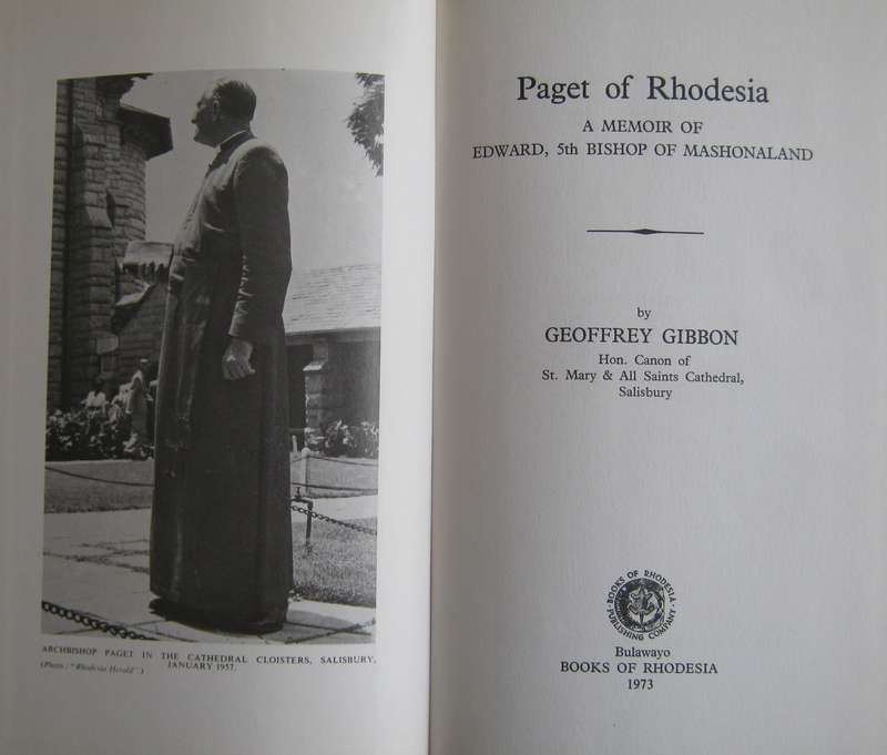 Paget of Rhodesia Geoffrey Gibbon