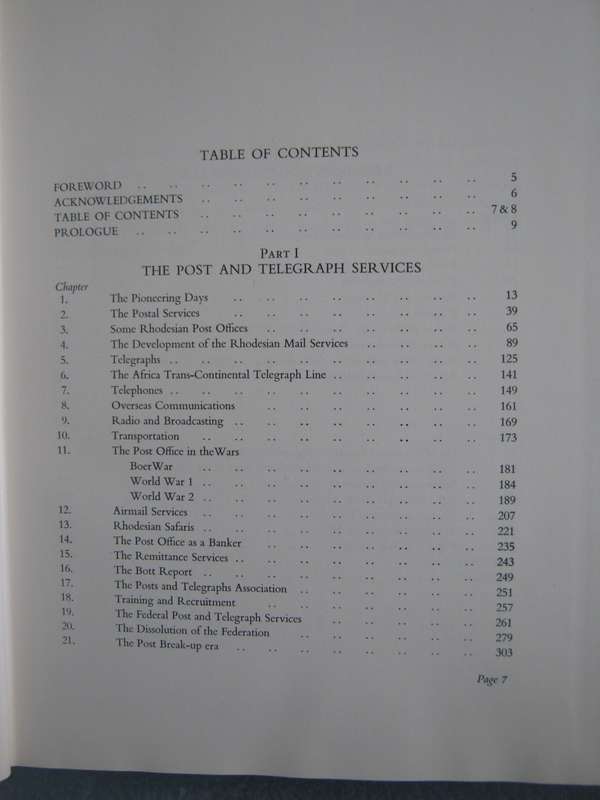 Rhodesia A Postal History Its Stamps, Posts & Telegraphs R C Smith