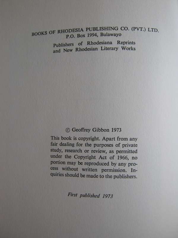 Paget of Rhodesia Geoffrey Gibbon