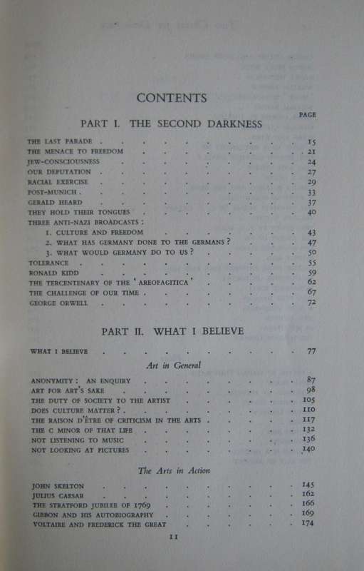 Two Cheers for Democracy  E M Forster    Publisher: Edward Arnold   Edition: First, 1951 I