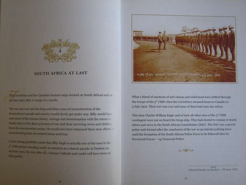 Of a Lion and Eagle The S/tory of Constable Charles William Eagle Charles R Leach