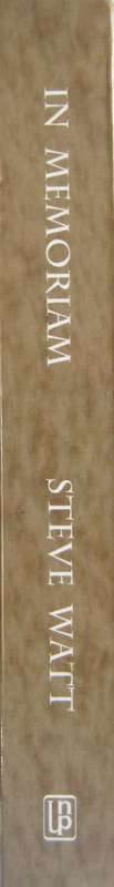In Memoriam. Roll of Honour Imperial Forces Anglo Boer War 1899-1902 Steve Watt  Publisher