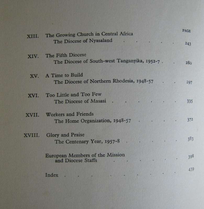The History of the Universities Mission to Central Africa. 3 Volumes & Supplement