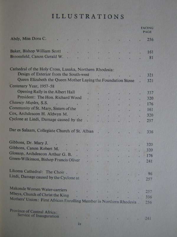 The History of the Universities Mission to Central Africa. 3 Volumes & Supplement