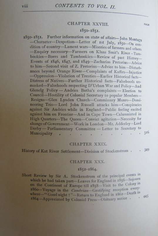 The Autobiography of the late Sir Andries Stockenstrom, Bart Volumes 1 & 2 C W Hutton
