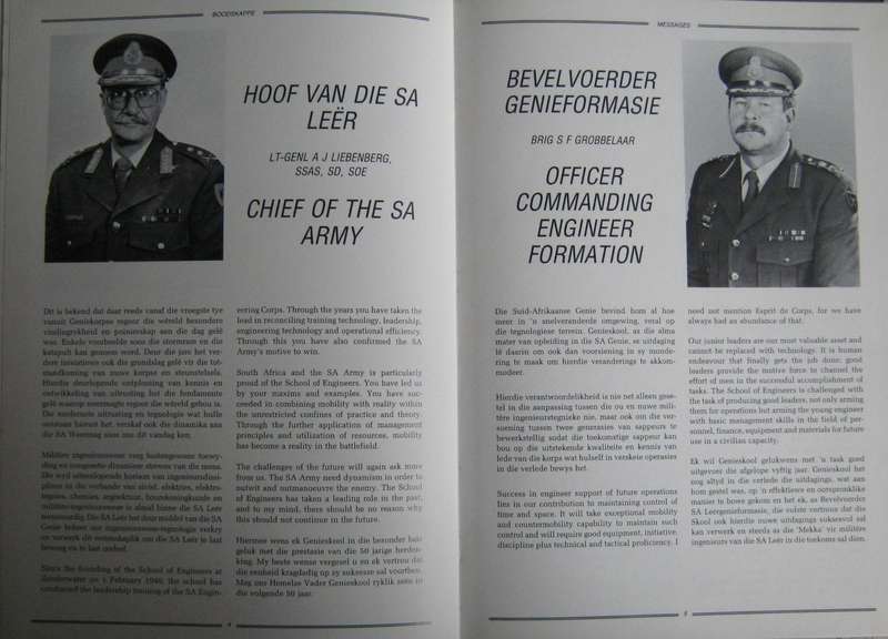 Die Geskiedenis van Genieskool 1940-1990 - School of Engineers The History Komdt J C Rabe
