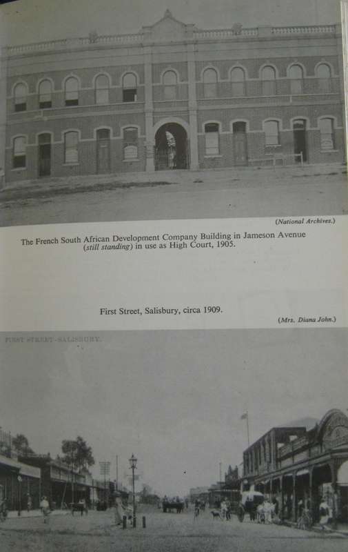 A Sequence of Time The Story of Salisbury, Rhodesia 1900-1914 G H Tanser
