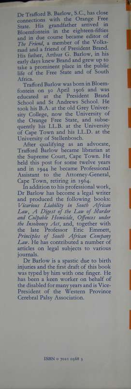 The Life and Times of President Brand T B Barlow