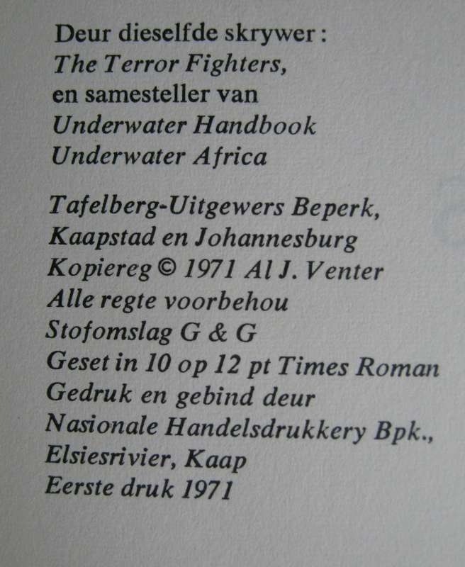 Terroris n Ooggetuieverslag Al J Venter