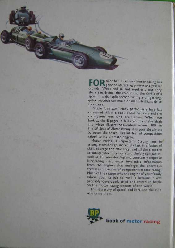 BP Book of Motor Racing Maxwell Boyd