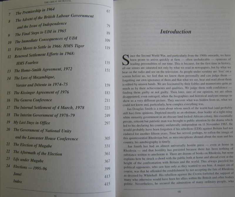 The Great Betrayal - The Memoirs of Ian Douglas Smith Ian Smith