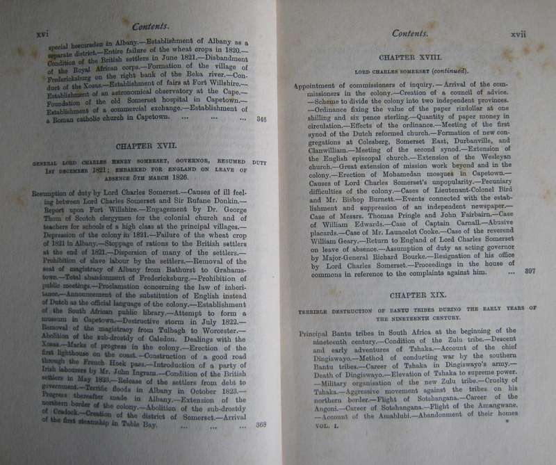 History of South Africa 1795-1872 Cape Colony, Zulu Wars & Formation of Bantu Communities G M Theal