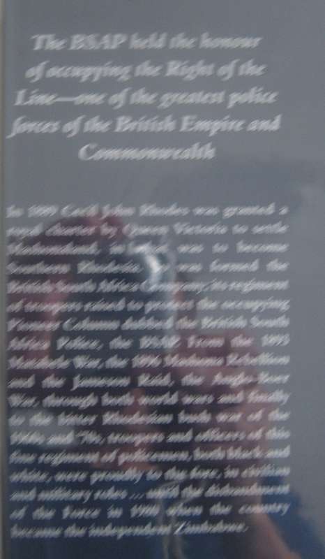 Blue and Gold The History of the British South Africa Police 1889  1980