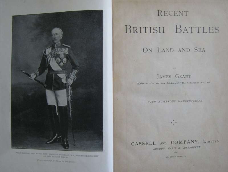 4 Volumes. British Battles on Land and Sea | Recent British Battles James Grant