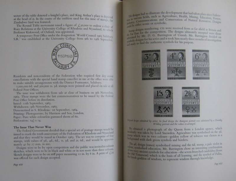 Rhodesia A Postal History Its Stamps, Posts & Telegraphs R C Smith