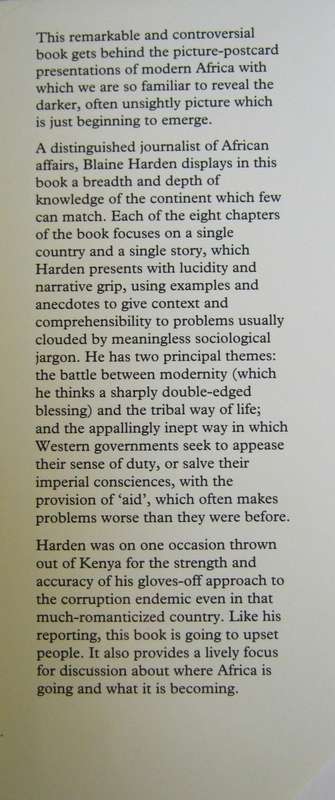 Africa Dispatches From a Fragile Continent Blaine Harden