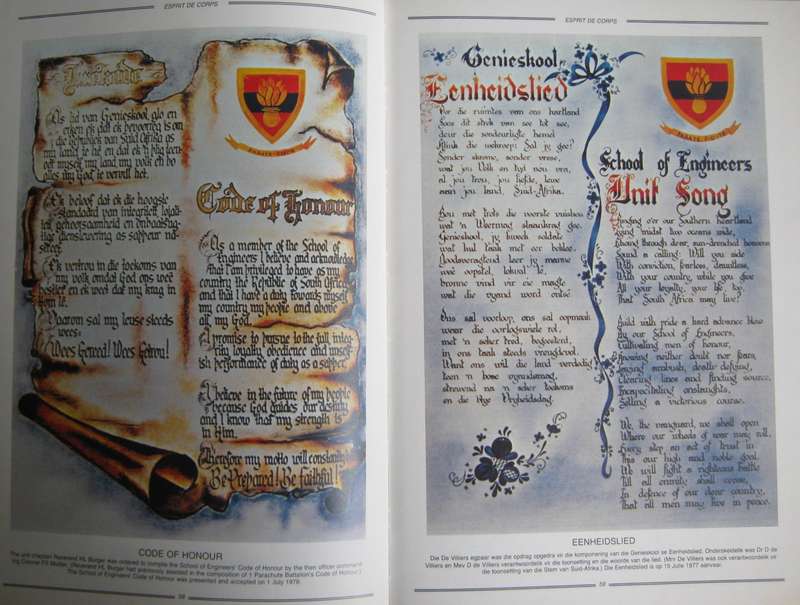 Die Geskiedenis van Genieskool 1940-1990 - School of Engineers The History Komdt J C Rabe