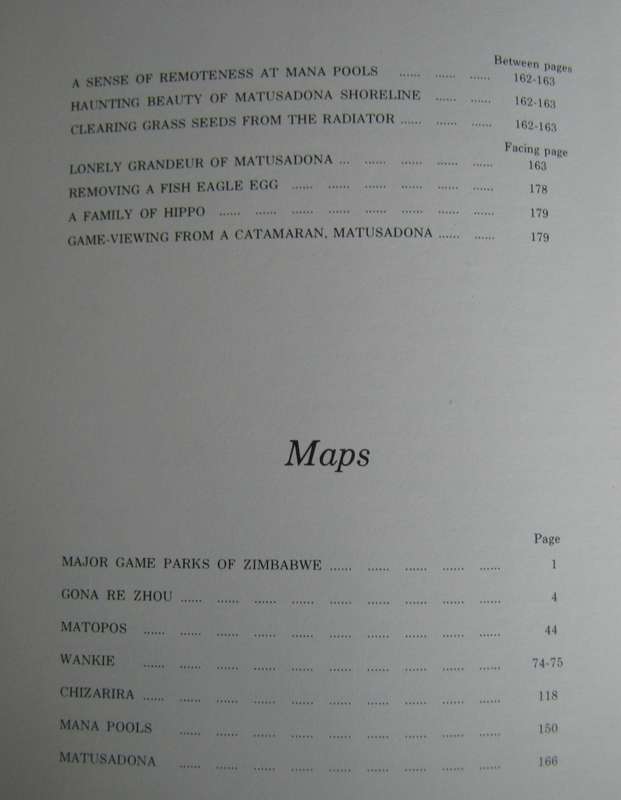 Wild Places of Zimbabwe Dick Pitman