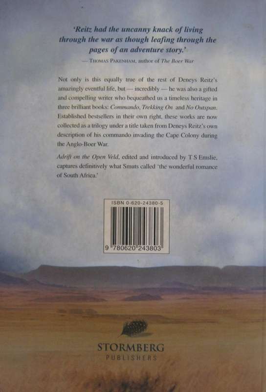 Adrift on the Open Veld The Anglo-Boer War and its Aftermath 1899 1944 Deneys Reitz