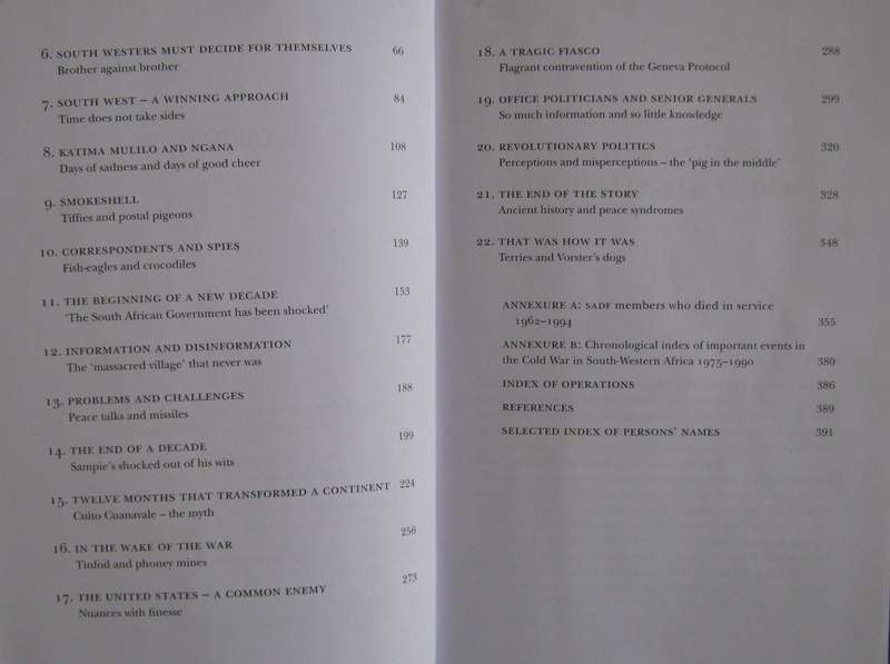 At The Front A Generals Account of the South Africas Border War Jannie Geldenhuys