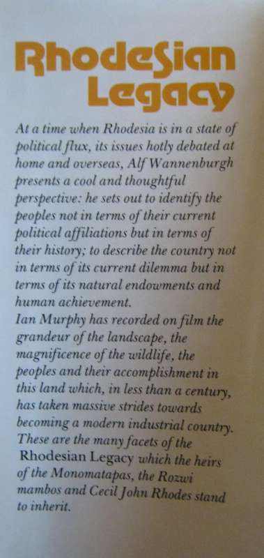 Rhodesian Legacy Ian Murphy | Alf Wannenburgh